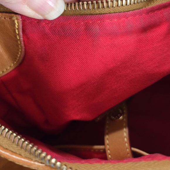 Dooney & Bourke Rich Brown Suede Shoulder Bag - Picture 9 of 11